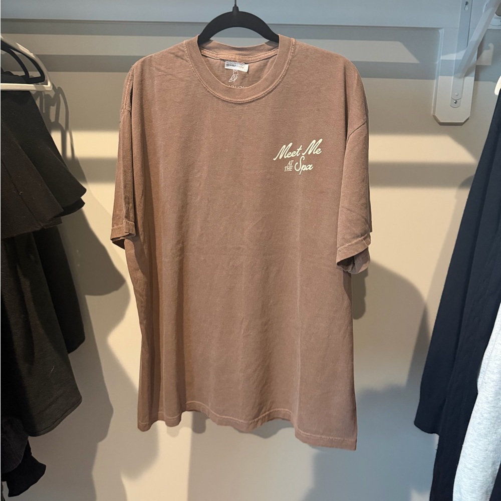 Lucky Owl Meet Me At The Sea Brown Graphic Tee — XL — NWT
